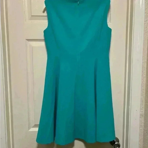 Nine West Teal Sleeveless Lined Dress size 8 - Picture 2 of 3
